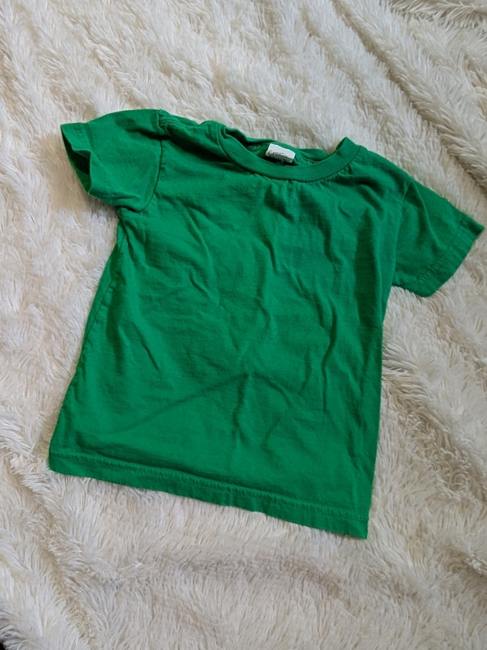 Creations Of Grace 100% Cotton Green Toddler Tshirt Size 2T